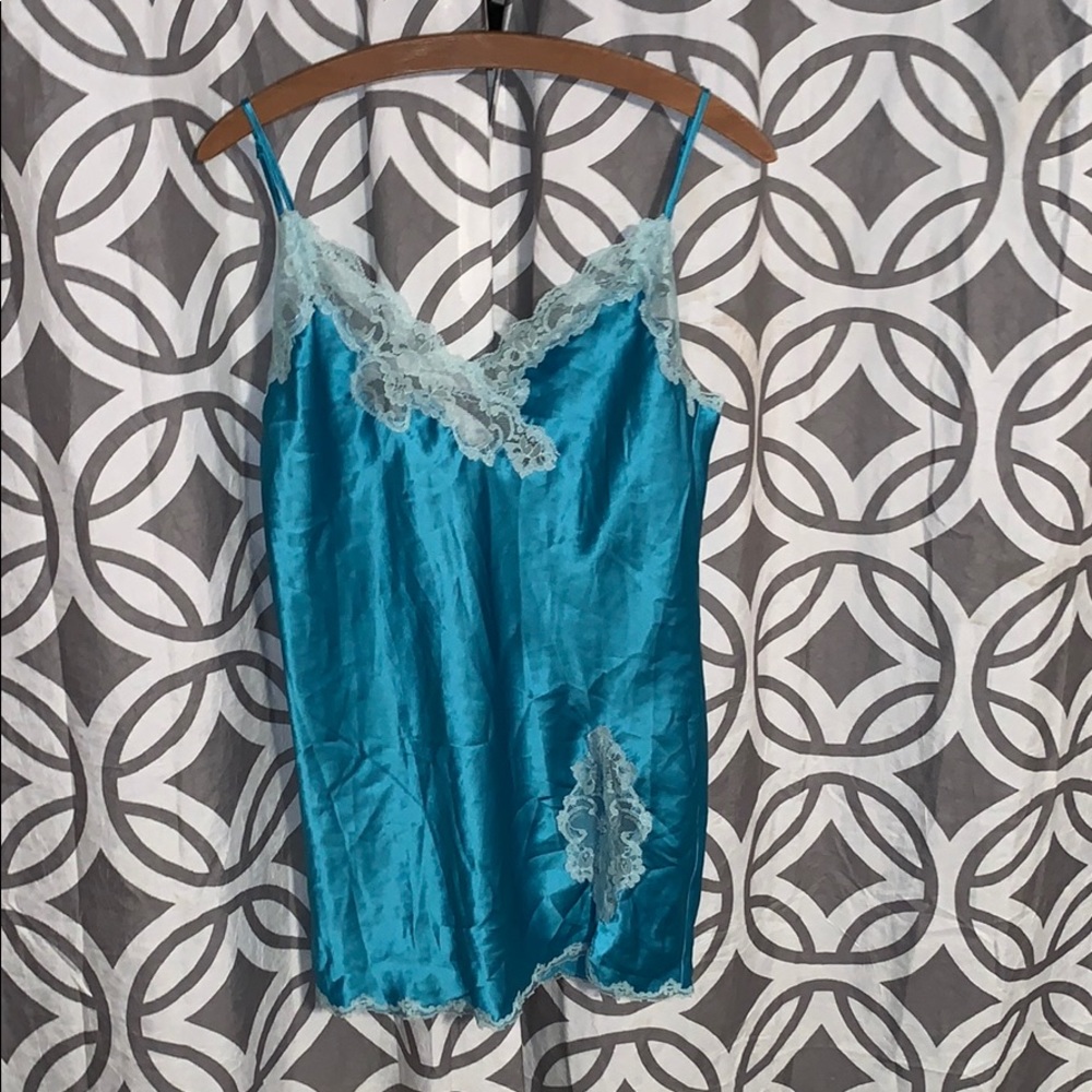 Light blue silk Lingerie
